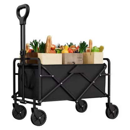 Foldable Utility Wagon Cart Portable Outdoor Camping Trolley
