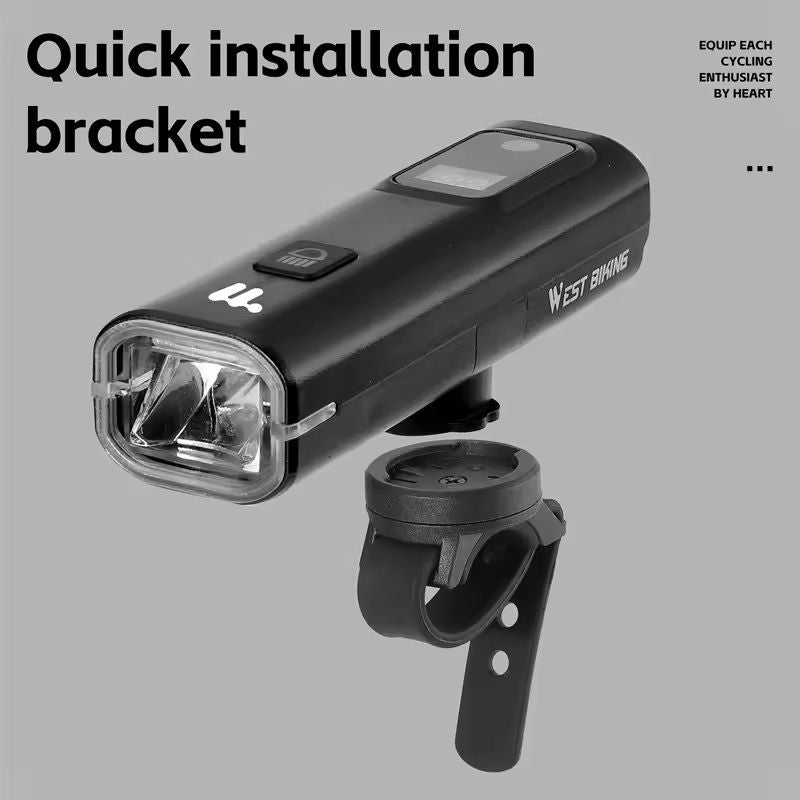 Intelligent Bike Headlight 400 Lumen Light Sensing Rechargeable 4