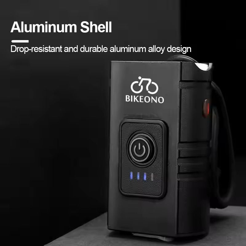 USB Rechargeable Bike Light Set Front LED Headlight And Taillight 2