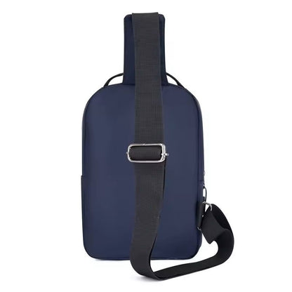 Mens Large Capacity Chest Bag Lightweight Nylon Crossbody Backpack 4