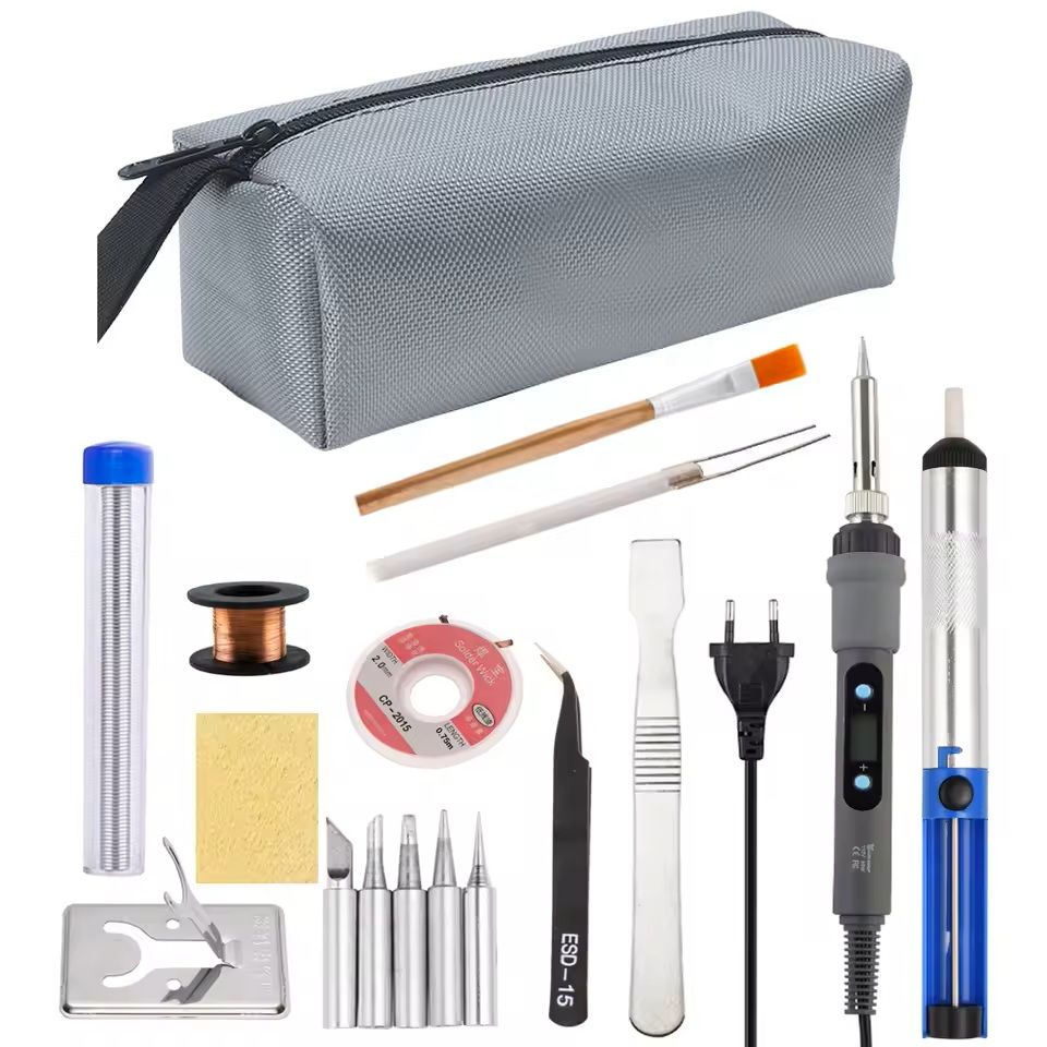 Electric Soldering Iron With Digital Display Adjustable Temperature 15