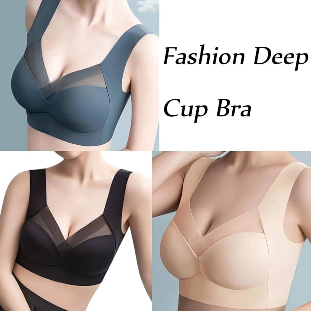3Pack Ice Silk Seamless Sports Bras  WireFree Comfort With AntiSag Support 2