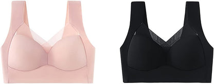 3Pack Ice Silk Seamless Sports Bras  WireFree Comfort With AntiSag Support 5