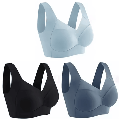 3Pack Ice Silk Seamless Sports Bras  WireFree Comfort With AntiSag Support 19