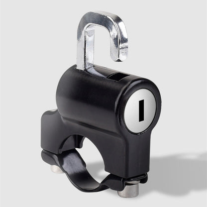 Motorcycle Handlebar Lock Anti Theft Brake Lever Lock for ATV Dirt Street Bikes, Solid Pull Rod Design Imitating Steel