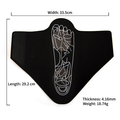 Electric Foot Massager Shoe with EMS Pad Muscle Stimulation, Portable Foldable Foot Spa Machine for Foot Relaxation