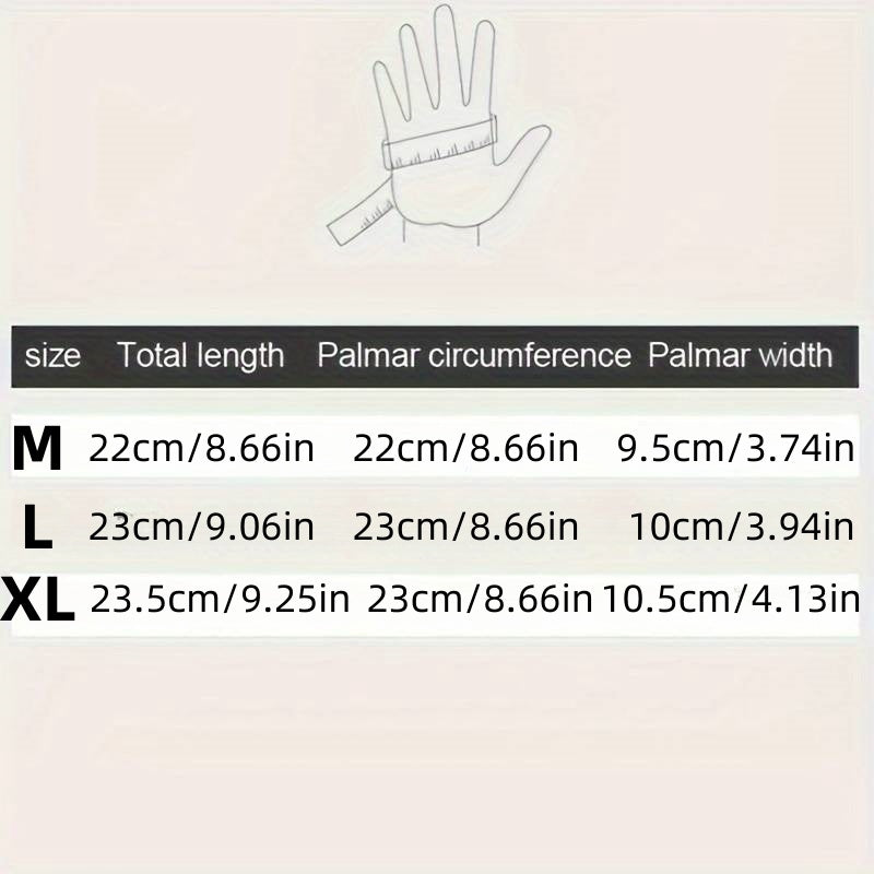 Winter Gloves for Men Waterproof Windproof Cold Weather Gloves Touchscreen Zipper Gloves for Snowboard Motorcycle