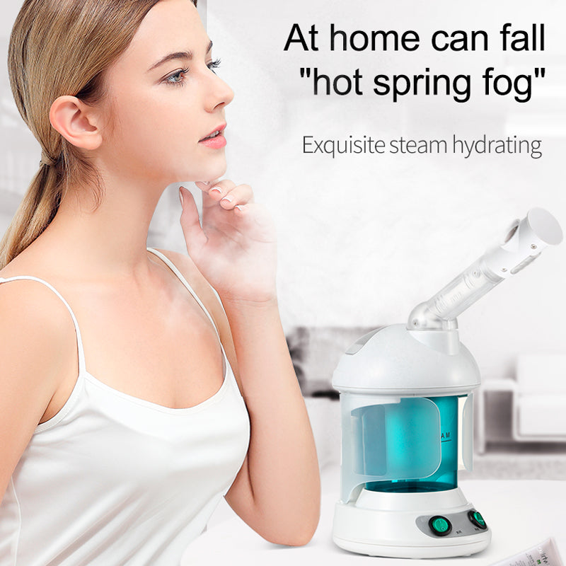 Custom Hot Sale Face Mist Spray Portable Ionic Facial Steamer For Home Spa  Skin Care Hydration 2