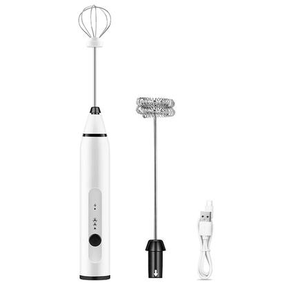 Upgraded 3in1 USB Rechargeable Coffee Frother Egg Beater  Mini Blender 1