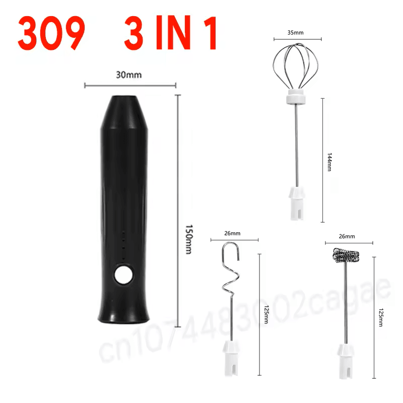 Upgraded 3in1 USB Rechargeable Coffee Frother Egg Beater  Mini Blender 7