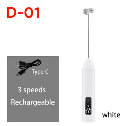Upgraded 3in1 USB Rechargeable Coffee Frother Egg Beater  Mini Blender 11