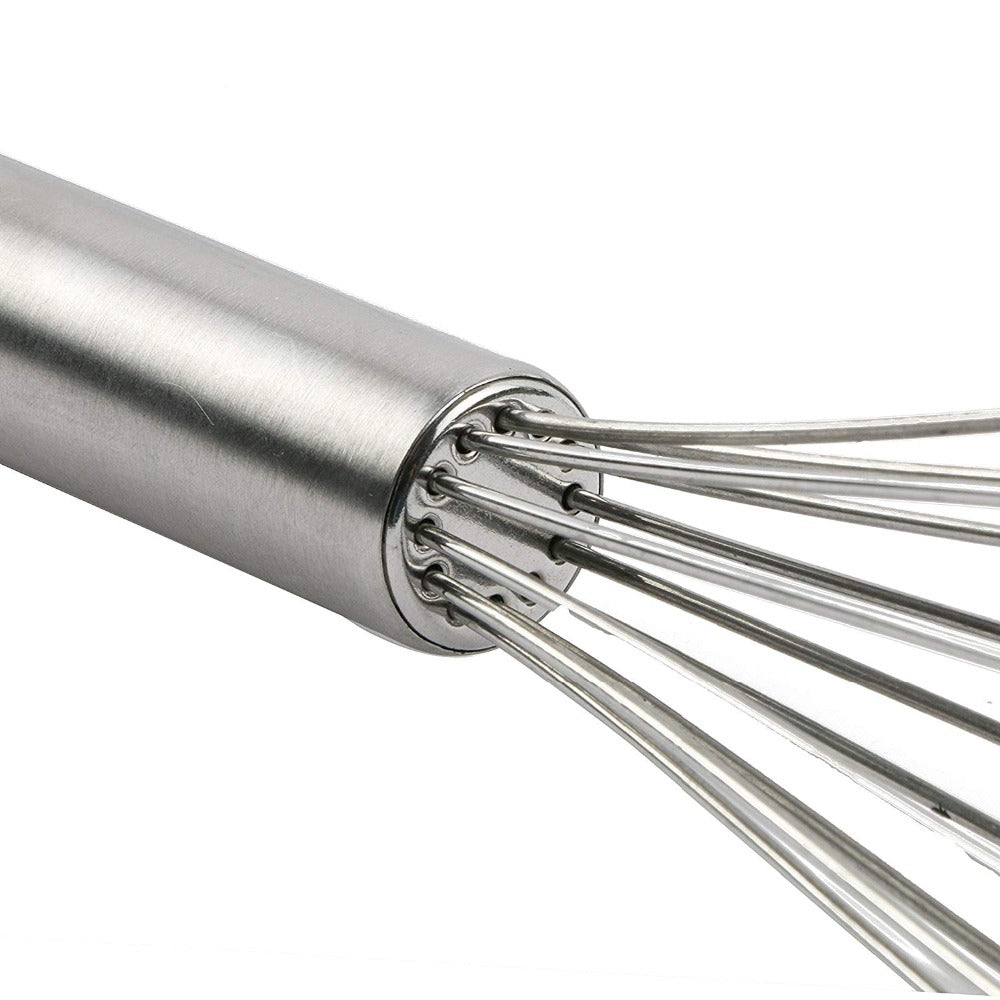 Stainless Steel Egg Whisk Set, Wire Balloon Whisk Kitchen Mixer Tools for Beating Eggs, Milk, Cream, Baking, Cooking