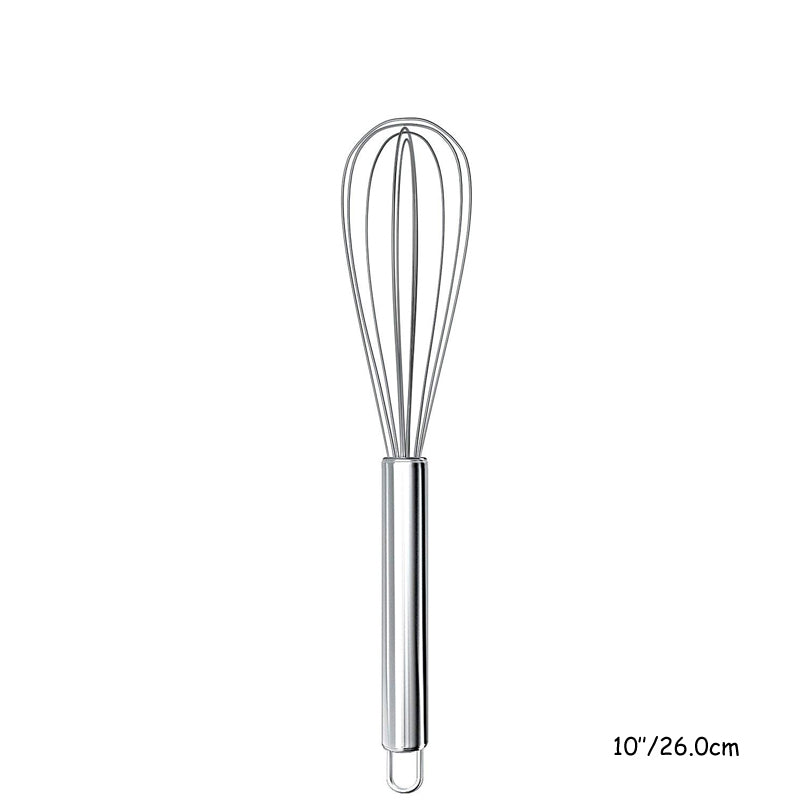 Stainless Steel Egg Whisk Set, Wire Balloon Whisk Kitchen Mixer Tools for Beating Eggs, Milk, Cream, Baking, Cooking