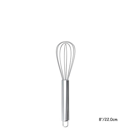 Stainless Steel Egg Whisk Set, Wire Balloon Whisk Kitchen Mixer Tools for Beating Eggs, Milk, Cream, Baking, Cooking