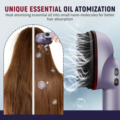 Advanced Head Massage Hair Comb With Red Light Hair Care  High Vibration Hair Massager Brush 1