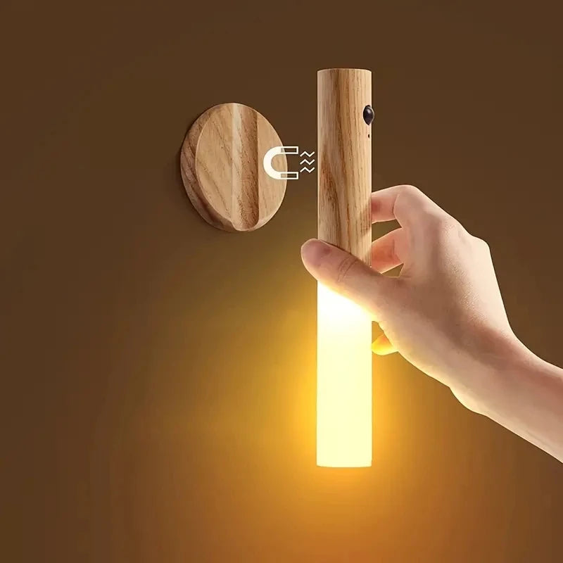 Intelligent Human Body Induction Night Light LED Rechargeable Wall Light for Corridor Cabinet Toilet Bedroom Motion