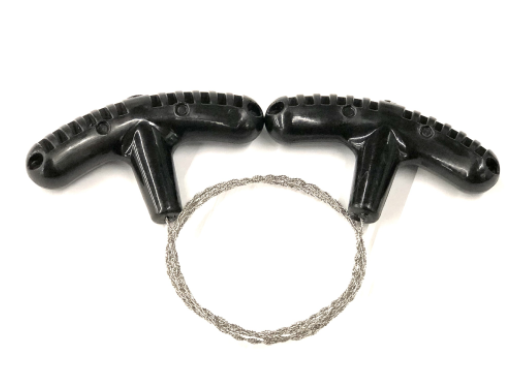 Portable Manual Hand Steel Chain Saw Survival Gear, Outdoor Camping Hiking Emergency Travel Cutting Rope Tool Kit