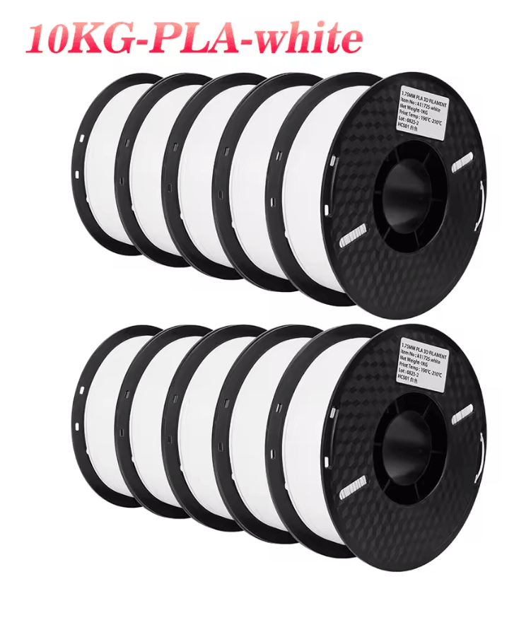 KINGROON 10KG 3D Printer Filament Bundle PLA PETG 175mm Mixed Colors For FDM Printing 2