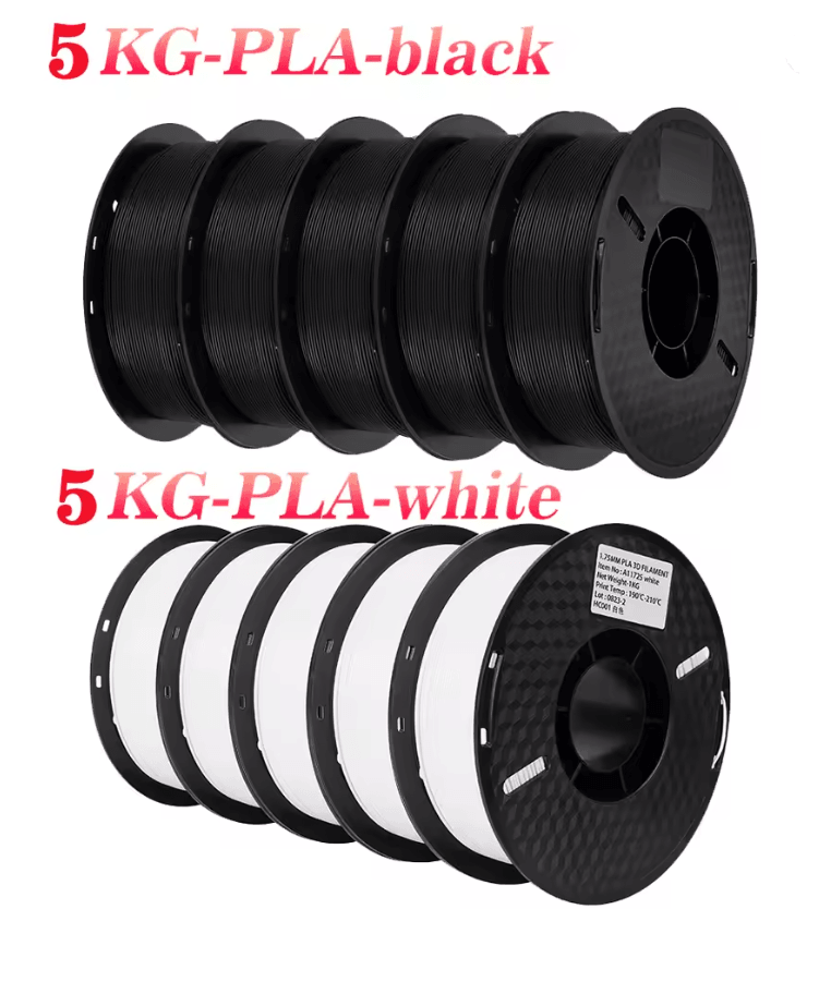 KINGROON 10KG 3D Printer Filament Bundle PLA PETG 175mm Mixed Colors For FDM Printing 14
