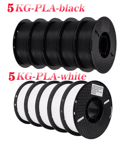KINGROON 10KG 3D Printer Filament Bundle PLA PETG 175mm Mixed Colors For FDM Printing 14