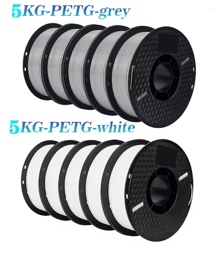 KINGROON 10KG 3D Printer Filament Bundle PLA PETG 175mm Mixed Colors For FDM Printing 15