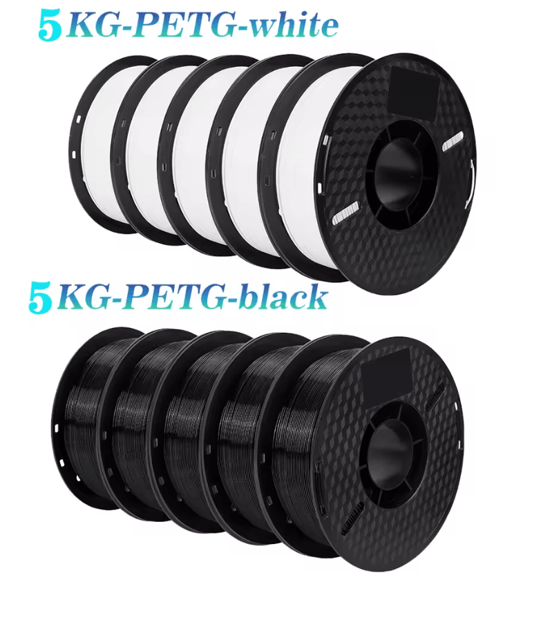 KINGROON 10KG 3D Printer Filament Bundle PLA PETG 175mm Mixed Colors For FDM Printing 16