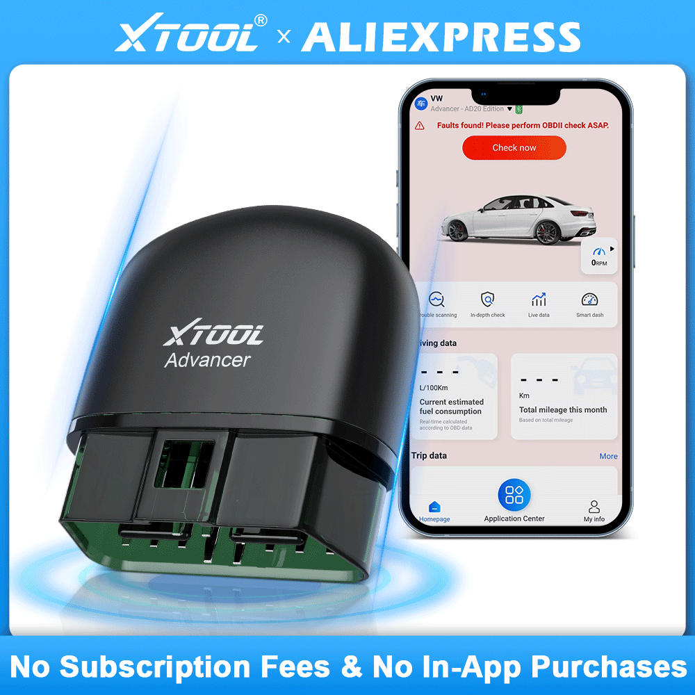 Mini Bluetooth 5.0 OBD2 Scanner Car Diagnostic Tool Full OBD2 Functions Code Reader for Android iOS Vehicle Scan