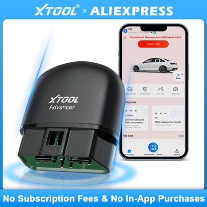 Mini Bluetooth 5.0 OBD2 Scanner Car Diagnostic Tool Full OBD2 Functions Code Reader for Android iOS Vehicle Scan