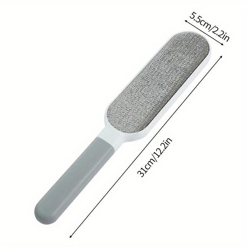 Manual Electrostatic Double-Sided Pet Hair Remover Lint Brush for Cat Fur Sofa Carpet Furniture Clothing Cleaner