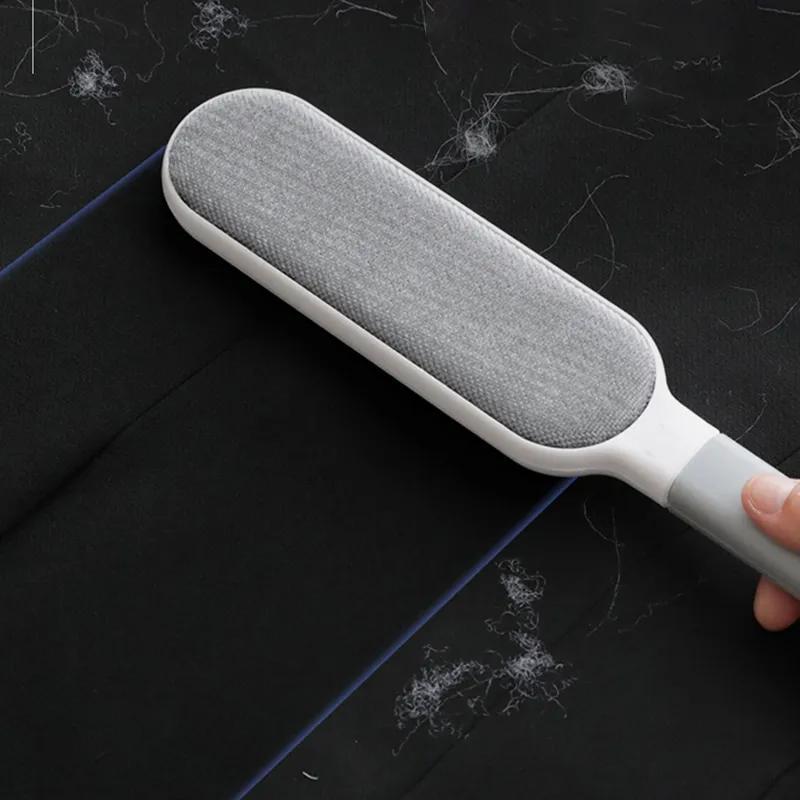 Manual Electrostatic Double-Sided Pet Hair Remover Lint Brush for Cat Fur Sofa Carpet Furniture Clothing Cleaner