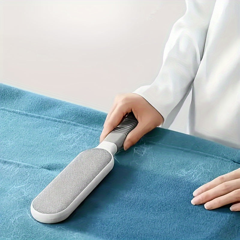 Manual Electrostatic Double-Sided Pet Hair Remover Lint Brush for Cat Fur Sofa Carpet Furniture Clothing Cleaner