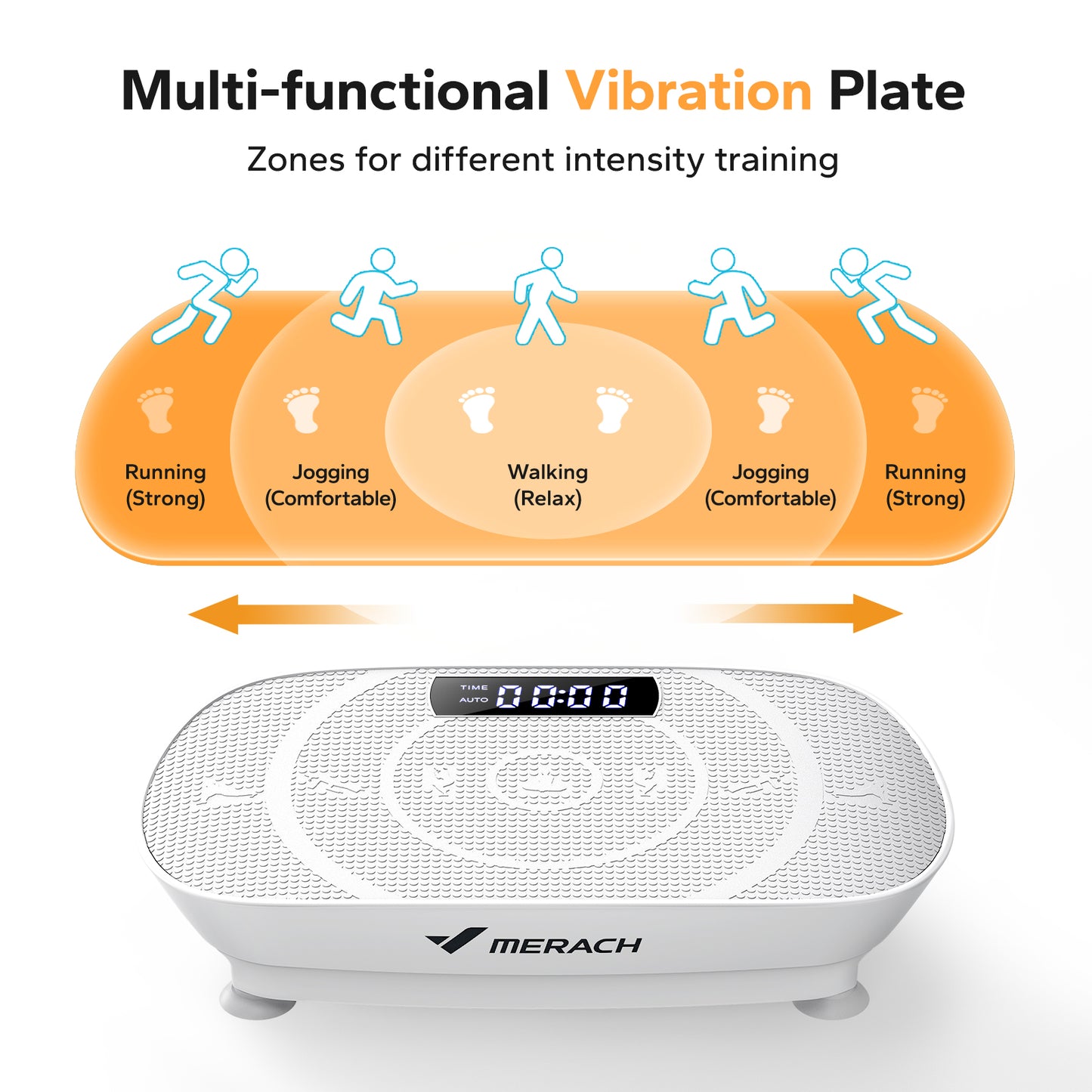 Vibration Plate Exercise Machine Whole Body Workout Power Vibrate Fitness Platform Vibration Plate