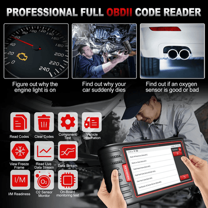 KINGBOLEN S6 Bluetooth OBD2 Automotive Scanner With Full System Diagnostics And 28 Service Resets 2