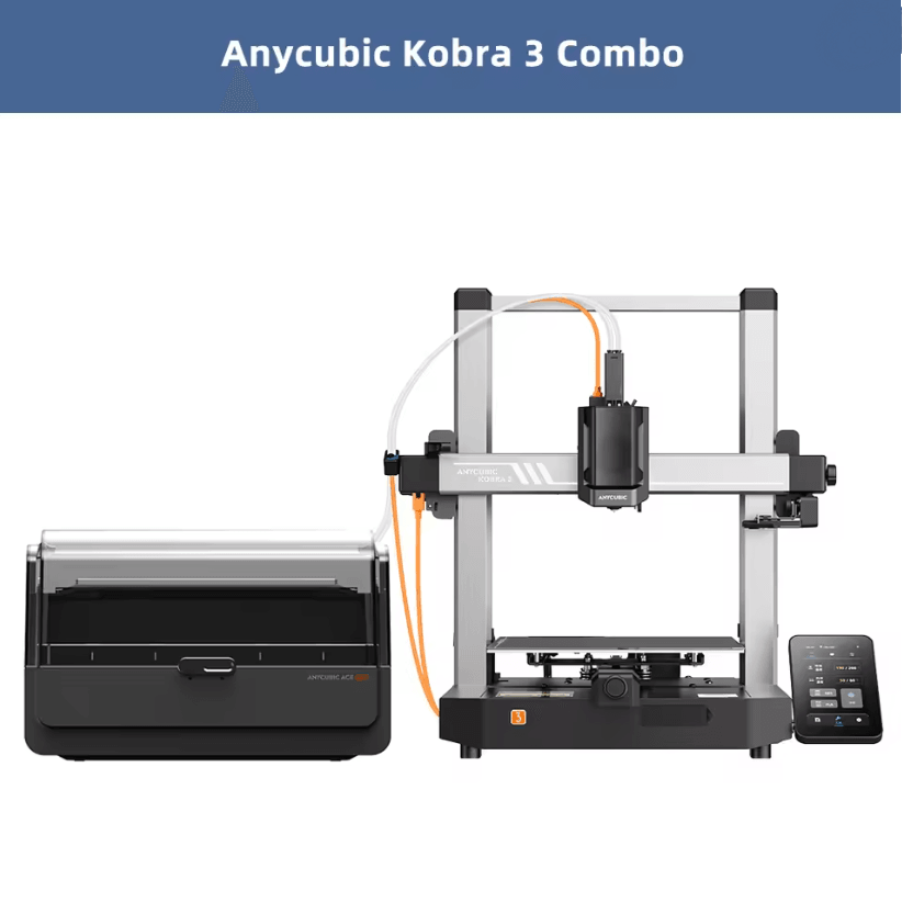 ANYCUBIC Kobra 3 Combo Multi Color FDM 3D Printer With High Speed And Large Build Volume 3