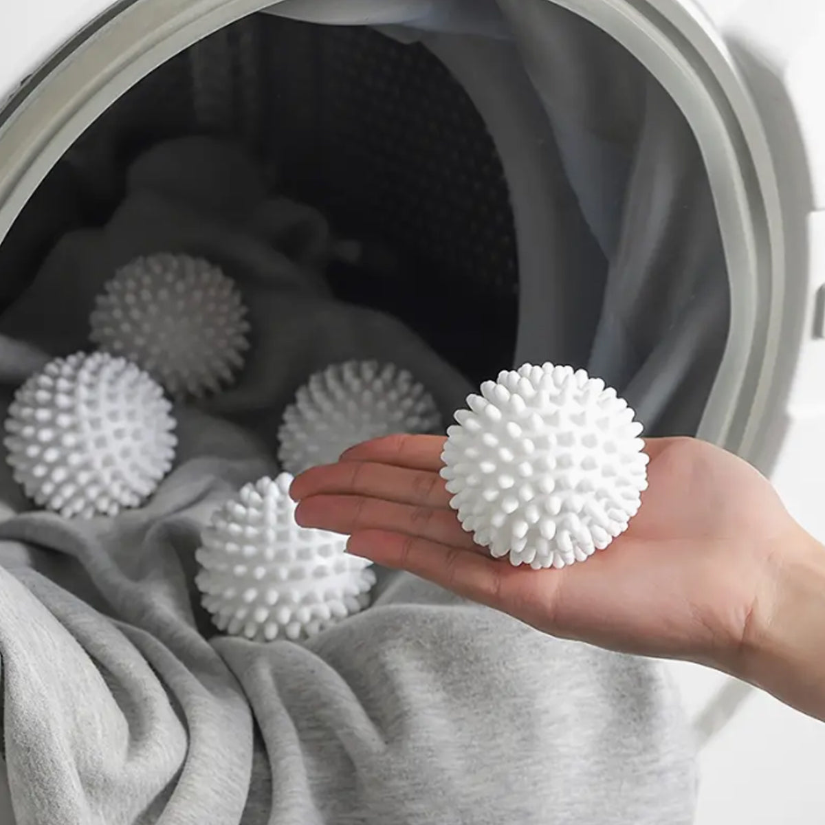 Washing Machine Laundry Balls, Reusable Hair Removal Tool for Dirt, Lint & Fur, Anti-Tangle Laundry Ball for Cleaner