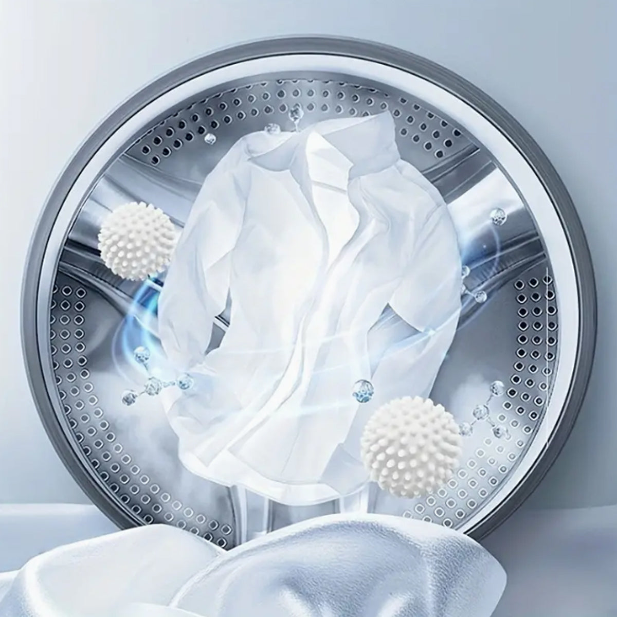 Washing Machine Laundry Balls, Reusable Hair Removal Tool for Dirt, Lint & Fur, Anti-Tangle Laundry Ball for Cleaner