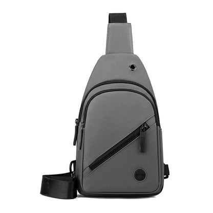 Multipurpose Nylon Crossbody Chest Bag For Men Lightweight Sling Bag For Hiking Travel  Everyday Co 3