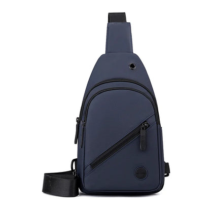 Multipurpose Nylon Crossbody Chest Bag For Men Lightweight Sling Bag For Hiking Travel  Everyday Co 4
