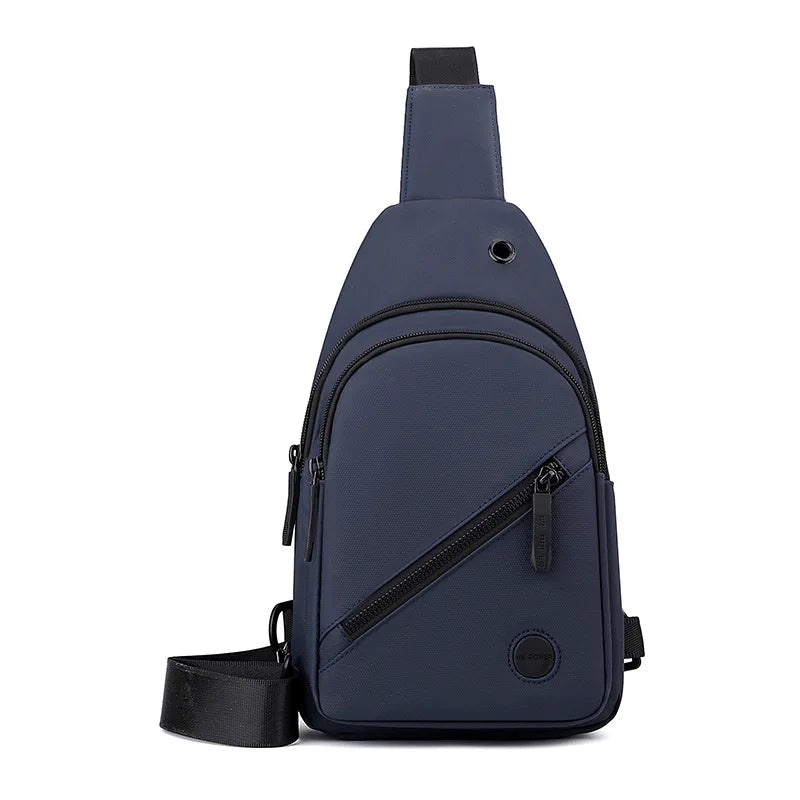 Multipurpose Nylon Crossbody Chest Bag For Men Lightweight Sling Bag For Hiking Travel  Everyday Co 7