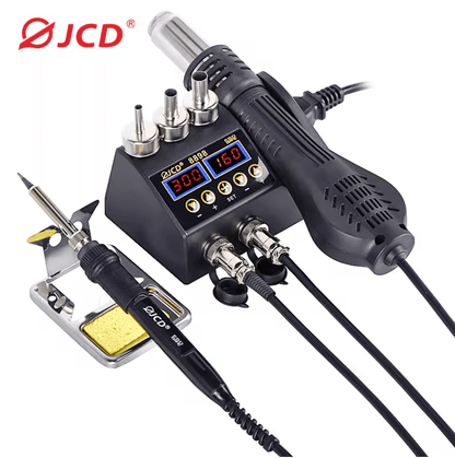 2 in 1 Soldering Rework Station 750W with LCD Display for PCB BGA SMD IC Repair