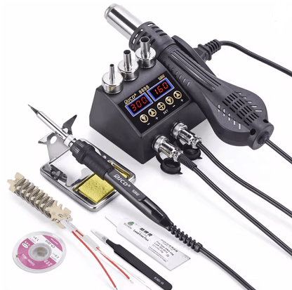 2 In 1 Soldering Rework Station 750W With LCD Display For PCB BGA SMD IC Repair 5