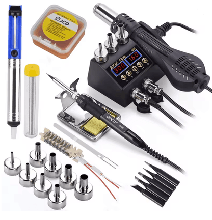 2 In 1 Soldering Rework Station 750W With LCD Display For PCB BGA SMD IC Repair 6