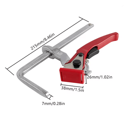 Allsome Quick Release Ratcheting Table Clamps For MFT And Guide Rail Systems 2 Pack 1