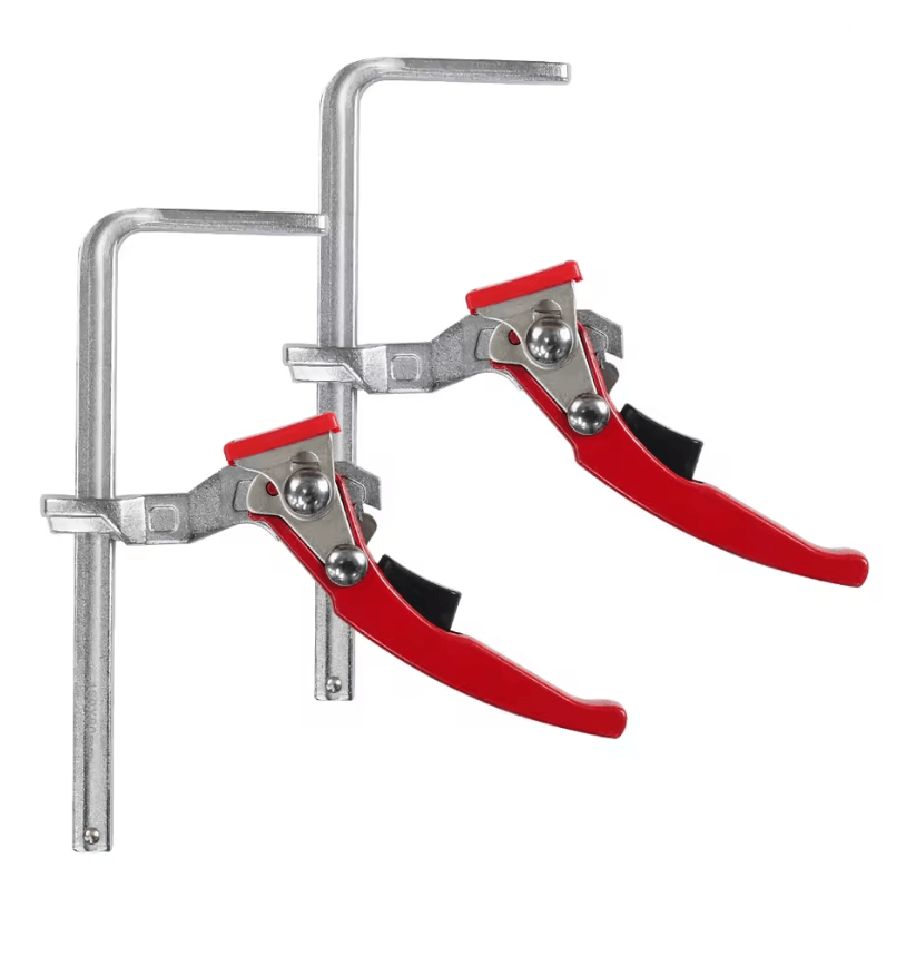 Allsome Quick Release Ratcheting Table Clamps For MFT And Guide Rail Systems 2 Pack 4