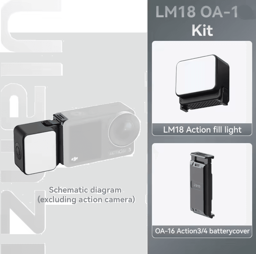 Ulanzi LM18 Waterproof LED Video Light For Action Cameras And Underwater Filming 4