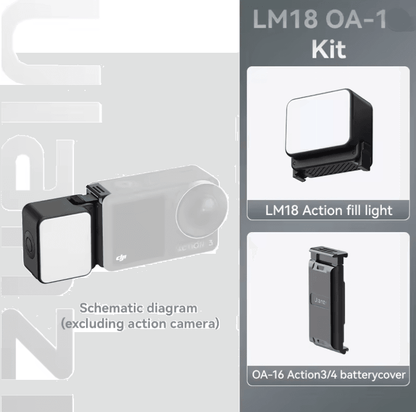 Ulanzi LM18 Waterproof LED Video Light For Action Cameras And Underwater Filming 4