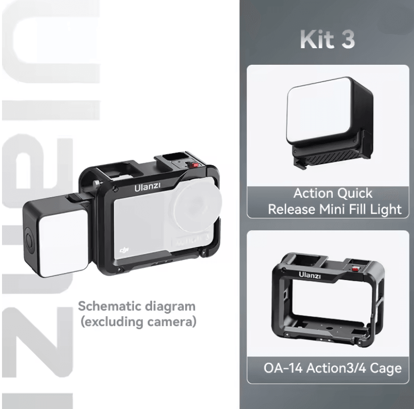 Ulanzi LM18 Waterproof LED Video Light For Action Cameras And Underwater Filming 5