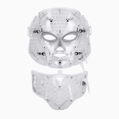 Foreverlily 7 Color LED Light Therapy Mask With Neck Care For Skin Rejuvenation And Acne Treatment 1