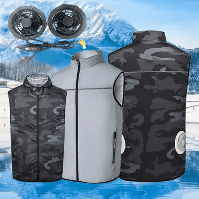 Summer Cooling Fan Vest  Lightweight Wearable Air Conditioner For Outdoor Comfort 5