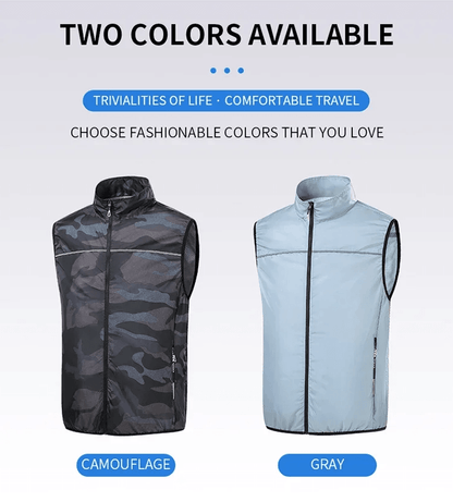Summer Cooling Fan Vest  Lightweight Wearable Air Conditioner For Outdoor Comfort 6